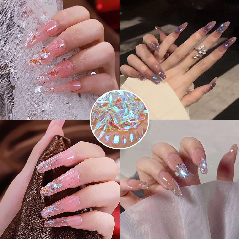 Amazon.co.jp: ラインストーン ネイルパーツ クリスタルオーロラドリル